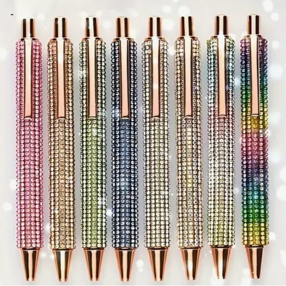 Other - Sparkling Multicolor Rhinestone Pens (1)